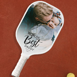 Worlds Best Daddy 写真 ピックルボールラケット