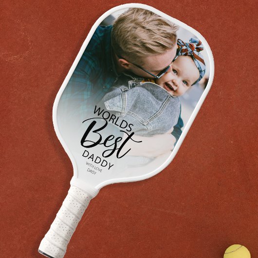 Worlds Best Daddy | 写真 ピックルボールラケット