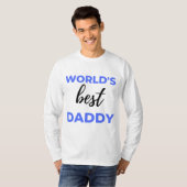 World's Best Daddy bl Tシャツ (正面フル)