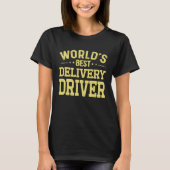 World's Best Delivery Driver Job Title  Delivery D Tシャツ (正面)