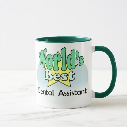 World's Best  Dental Assistant マグカップ (右)