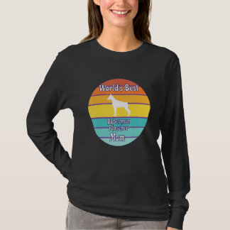 World's Best Doberman Pinscher Mom Tシャツ
