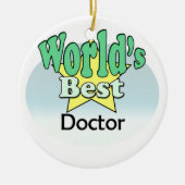 World's best Doctor セラミックオーナメント (正面)