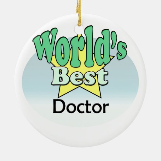 World's best Doctor セラミックオーナメント (裏面)