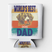 world's best dog dad 缶クーラー (正面)