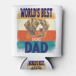 world's best dog dad 缶クーラー