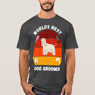 worlds best Dog groomer Dog Grooming 3 Tシャツ