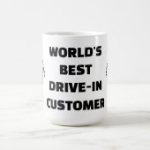 World's Best Drive In Customer Mug コーヒーマグカップ (中央)