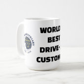 World's Best Drive In Customer Mug コーヒーマグカップ (正面左)