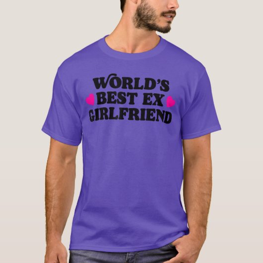 Worlds Best E Girlfriend Funnyrendy GF Women Girls Tシャツ (正面)