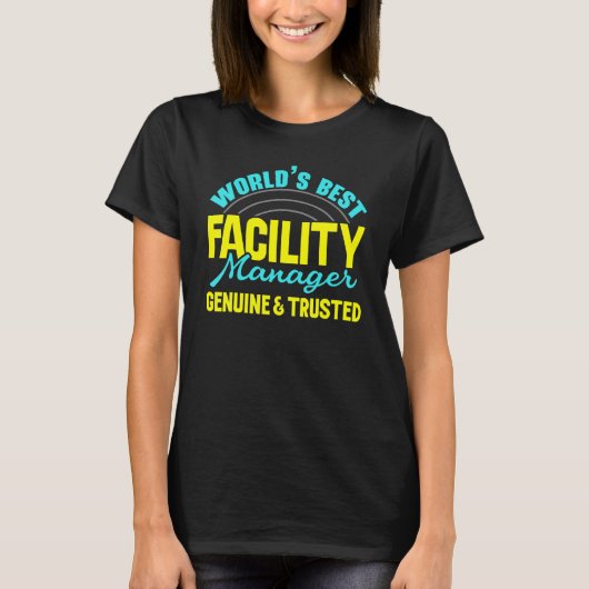 World's Best Facility Manager Job Maintenance Empl Tシャツ (正面)