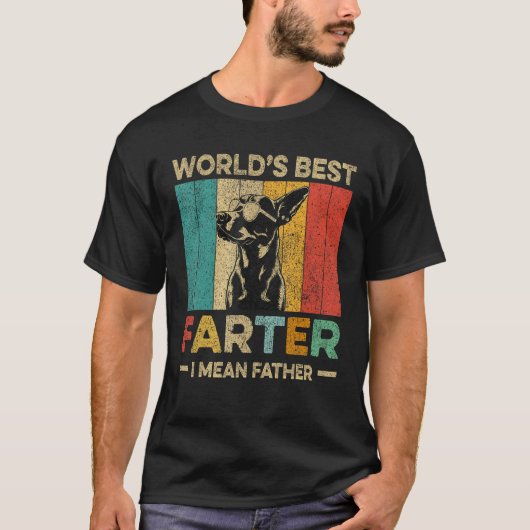 Worlds Best Farter I Mean Father Mens Fathers Day  Tシャツ (正面)