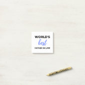 World's Best Father In Law 2 ポストイット (デスク上)