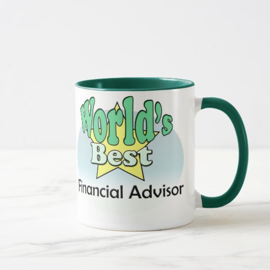 World's Best Financial Advisor マグカップ (右)