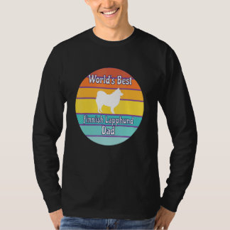 World's Best Finnish Lapphund Dad Tシャツ