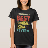 World's Best Football Coach Ever  1 Tシャツ (正面)