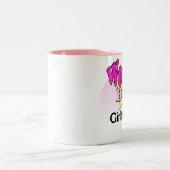 World's best Girlfriend ツートーンマグカップ (中央)