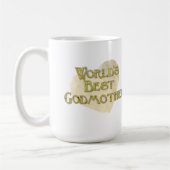 World's Best Godmother コーヒーマグカップ (左)