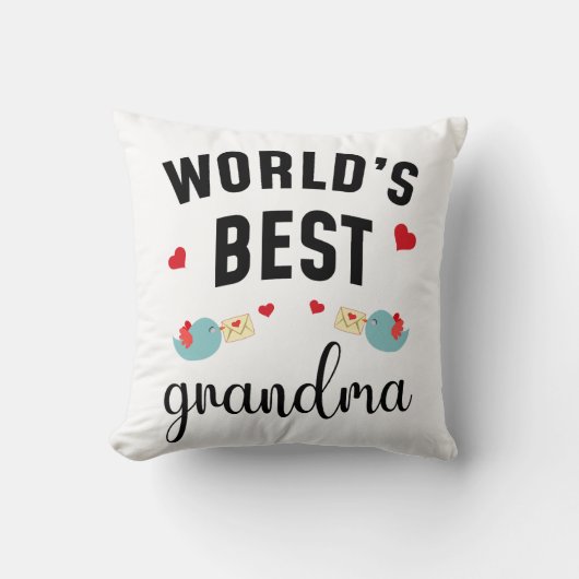 World's Best Grandma クッション (正面)