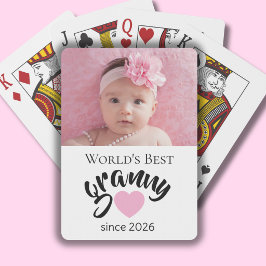 Worlds Best Granny Since Year Photo Cute  トランプ