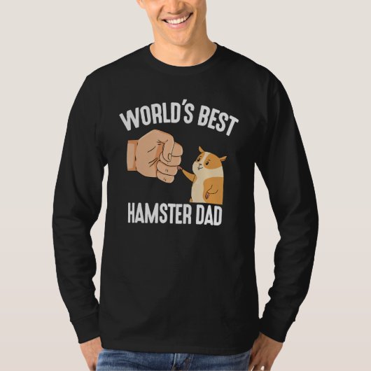 World's Best Hamster Dad Costume For Animal Lovers Tシャツ (正面)