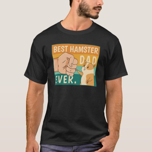 World's Best Hamster Dad Costume For Animal Lovers Tシャツ (正面)
