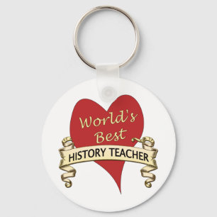 World's Best History Teacher キーホルダー