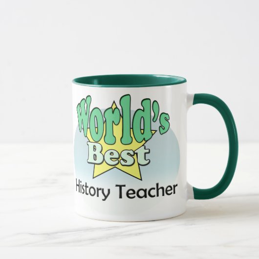World's Best History Teacher マグカップ (右)