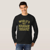 World's Best Massage Therapist Job Title Massage T Tシャツ (正面フル)