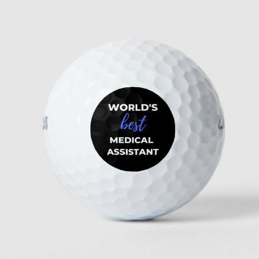 World's Best Medical Assistant ゴルフボール (正面)