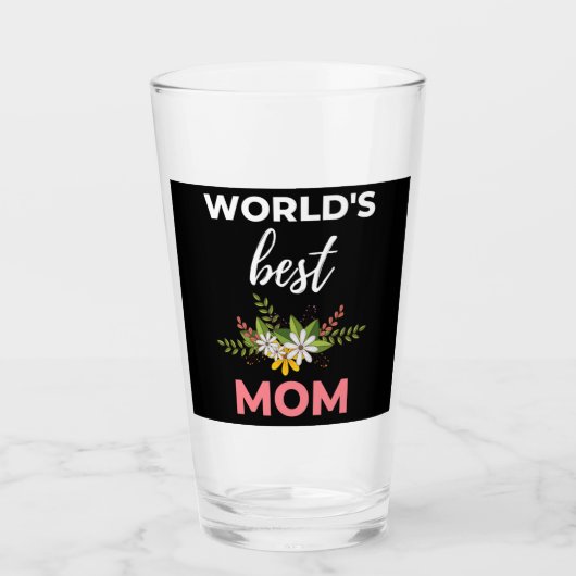 World's Best Mom タンブラーグラス (正面)