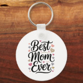 World's Best Mom Diamonds キーホルダー (正面)