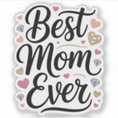 World's Best Mom Diamonds シール (正面)