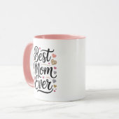 World's Best Mom Diamonds マグカップ (正面左)