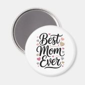 World's Best Mom Diamonds マグネット (正面/裏面)