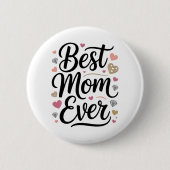 World's Best Mom Diamonds 缶バッジ (正面)