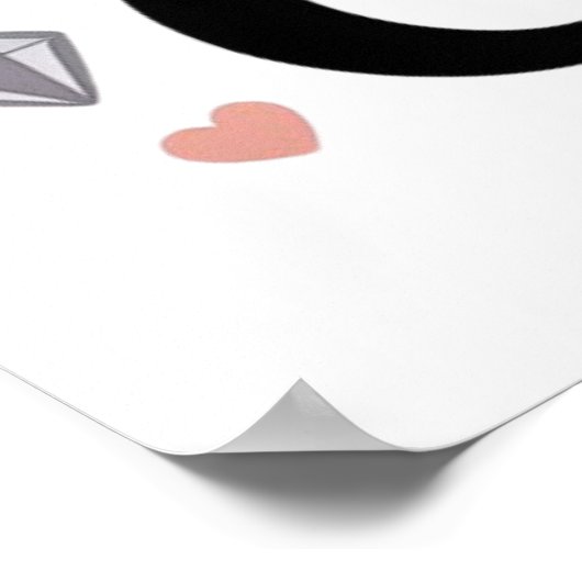World's Best Mom Diamonds Personalized ポスター (角)