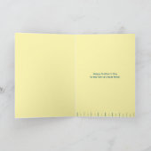 World's Best Mom Funny Butter Stick Mother's Day カード (内部)