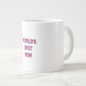 World's Best Mom Mug ジャンボコーヒーマグカップ (正面右)