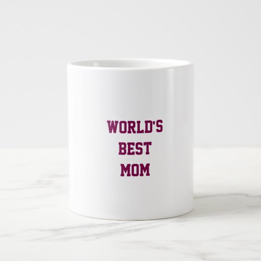 World's Best Mom Mug ジャンボコーヒーマグカップ (正面)
