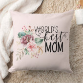 World's BEST Mom Pillow Mother's Day Gift クッション (ブランケット)