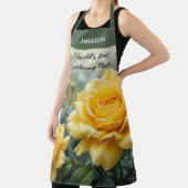 World's Best Mom Yellow Roses Garden Lover Kitchen エプロン (インサイチュ)
