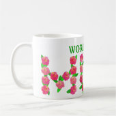 World's Best Mum コーヒーマグカップ (左)