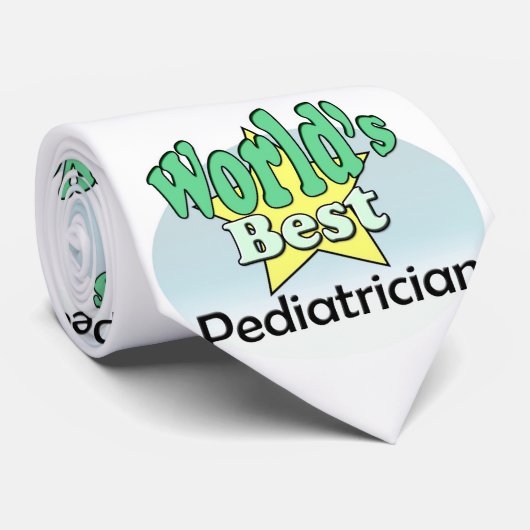 World's best Pediatrician ネクタイ (ロール)