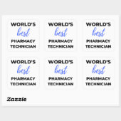 World's Best Pharmacy Technician 2 スクエアシール (シート)