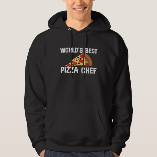 Worlds Best Pizza Chef Cook Idea パーカ (正面)