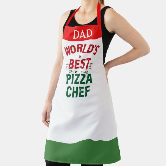 World's Best Pizza Chef - personalized エプロン (インサイチュ)