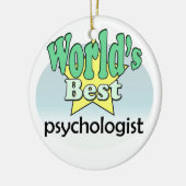 World's best Psychologist セラミックオーナメント (左)