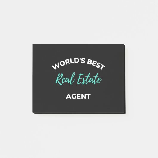 World's Best Real Estate Agent ポストイット (正面)