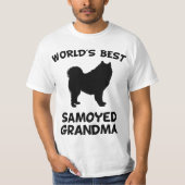 World's Best Samoyed Grandma Dog Owner Tシャツ (正面)